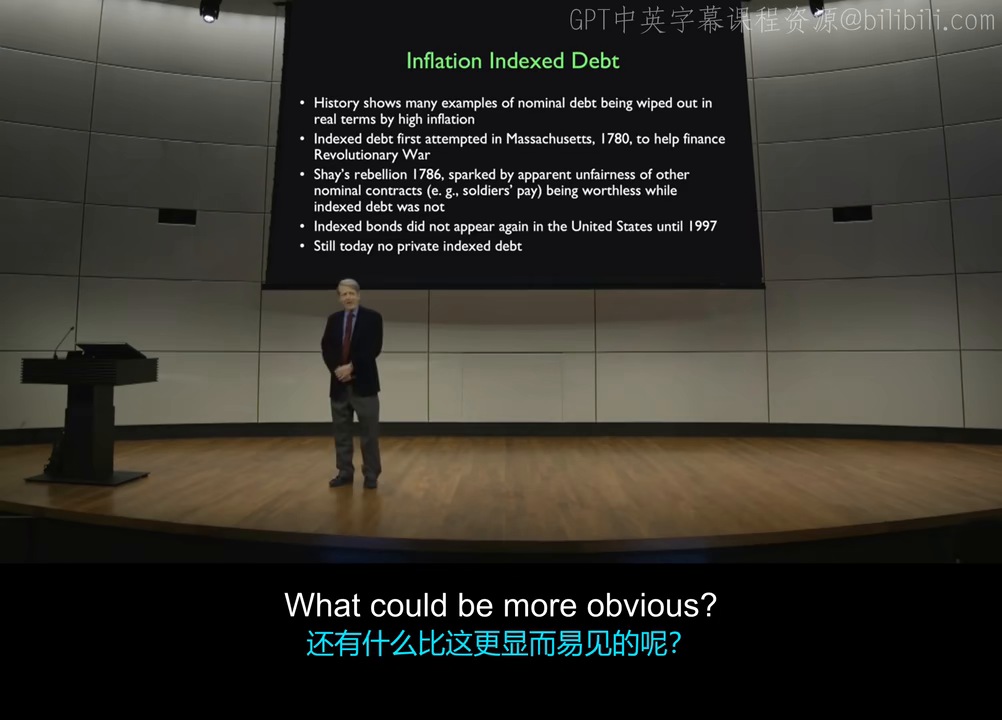 通胀指数债务的课堂历史梳理
